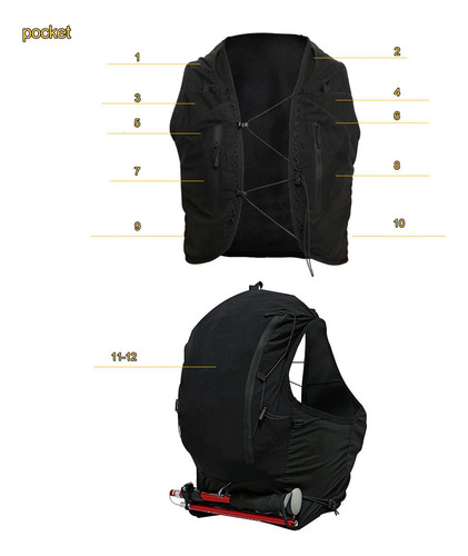 Chaleco De Hidratación, Chaleco Para Correr, Mochila Sg