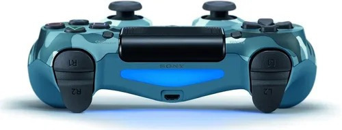 Control Ps4 Playstation 4 Color Azul Camuflado Calidad Aaa 