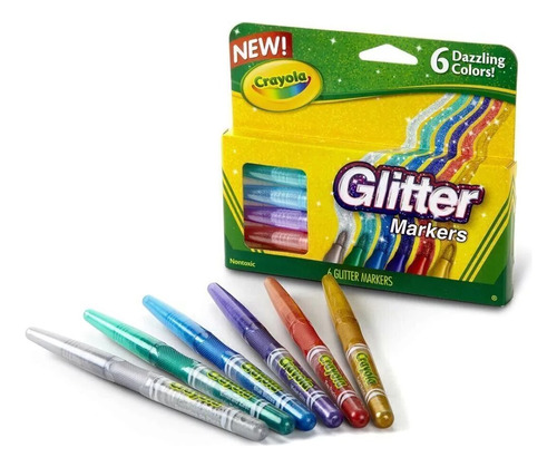 Marcadores Con Brillo X 6 Crayola