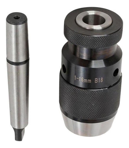 Portabrocas Sin Llave Mt2-b18 De 1-16 Mm Con Adaptadores De