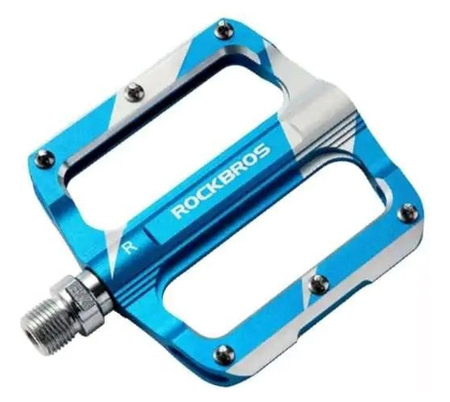 Pedal De Aluminio Marmoleado Azul