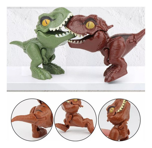 Paquete De 8 Juguetes Para Morder Los Dedos De Dinosaurio