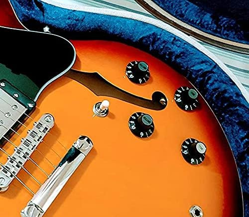 Kaish 4x Black With Silver Cap Lp Guitar Knobs Knobs De Somb