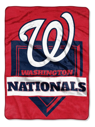 Northwest Mlb Washington Nationals Royal Plush Raschel Throw