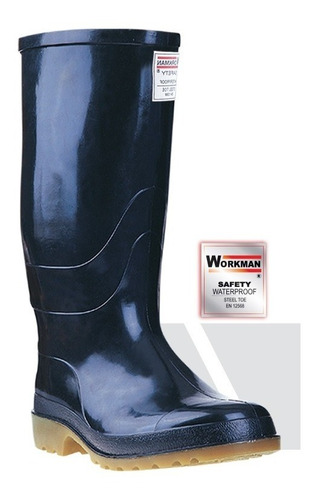 Botas Impermeables Pvc Workman Puntera Acero Croydon Caucho