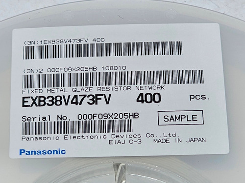Res Array 4 Res 47k Ohm 1206 Panasonic 400pcs