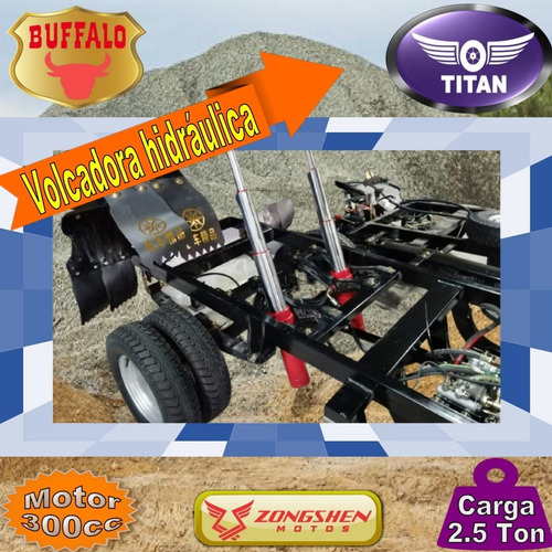 Triciclo Naftero Volcadora 2500kg Titan Buffalo 300cc 0km