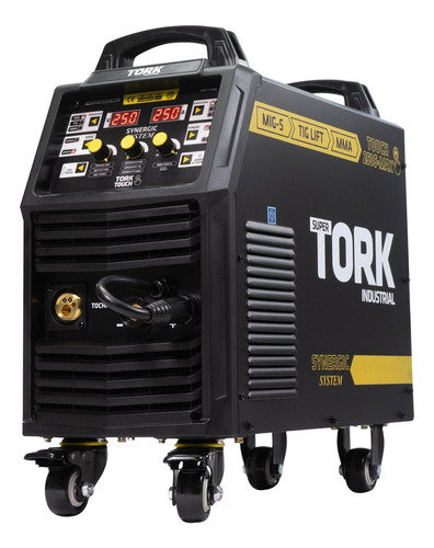 Máquina De Solda Inversora Mig Mma 250a 220v Super Tork Modelo TOUCH 250S-MAX