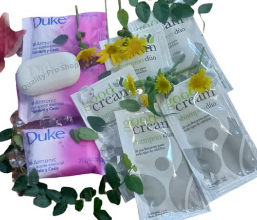 Shampoo Dúo Hotelero 15ml + Jabón Duke 20 Gr X 150 U. Hotel