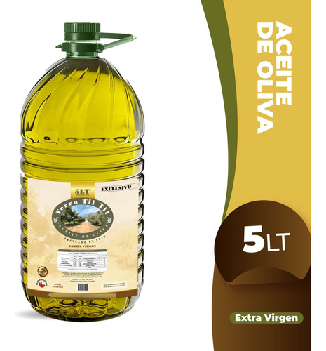 Aceite Oliva Extra Virgen Terra Til Til 5l Bidón Pet