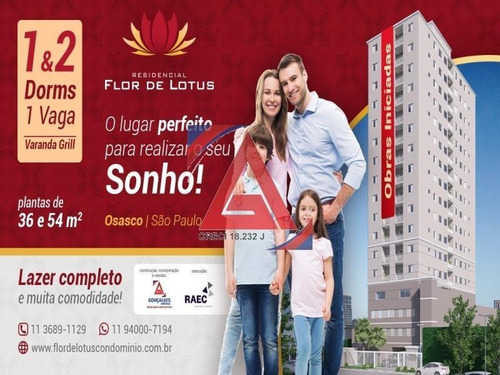 Imagem 1 de 14 de Ref.: 9470 - Apto Em Osasco Para Venda - V9470