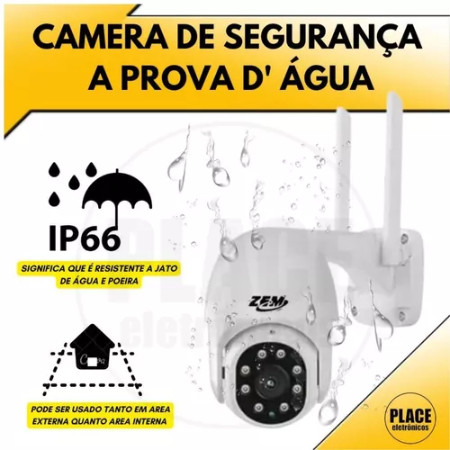 Speed Dome Câmera Ip Wifi Externa 2 Antenas Ptz 4k Hdr 5 Mp