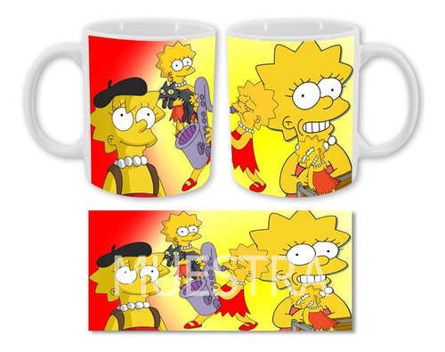 Tazón Taza Lisa Simpson 