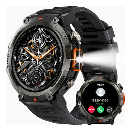 Reloj Inteligente Militar 2023 Sport Fitness Para Hombre