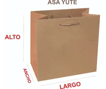 Comprar Bolsas Papel Liner Con Asa 33x40x15 - 10 Unidades