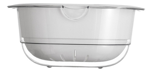 Cesto De Lavagem De Vegetais Para Frutas, Saladas E Branco
