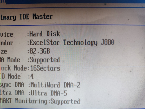 Hard Disk Hd Antigo Excelstor Jupter 80gb Ide Muito Raro Pc