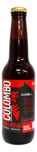 Cerveza Artesanal Colombo Irish Red Ale 355 Ml