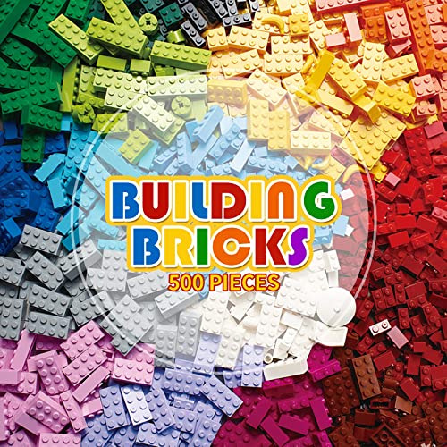 Stem Building Bricks Kit Classic Colors 500 Piezas Bloq...