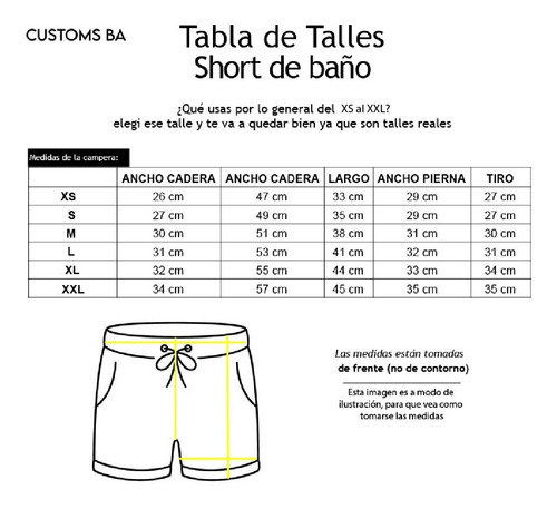 Imagen 4 de 7 de Short De Baño Azul