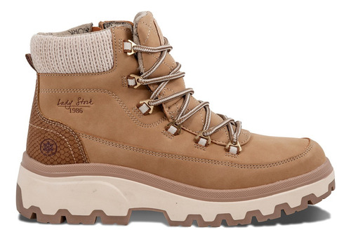 Botas Lady Stork Mujer Trekking Petalo Borcego Outdoor Moda