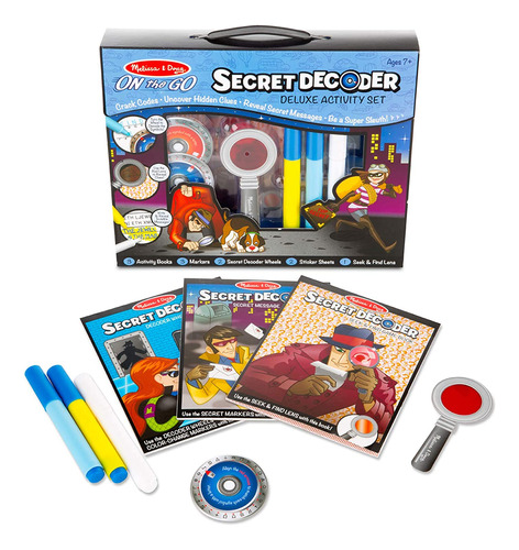 Set De Actividades Deluxe On The Go Secret Decoder De Meliss