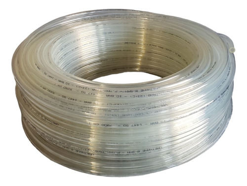 Manguera De Poliuretano Transparente 6 Mm (50 Mts)