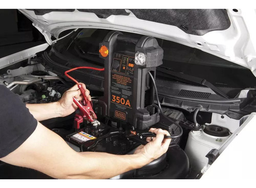 Auxiliar De Partida E Compressor Js350 350a 12v Black Decker