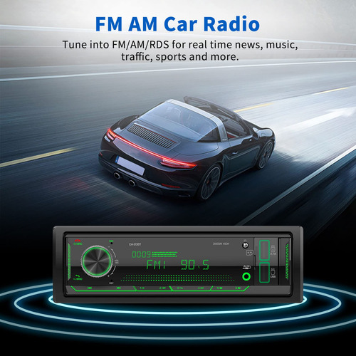 Receptor Estéreo Para Coche Stiflix Single Din Bluetooth Con