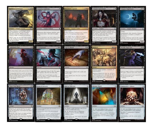 Deck Vampire Commander Vampire Vampire Edgar Markov Mardu Ne