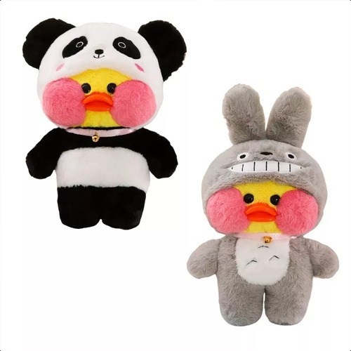 2pcs Juguetes De Peluche Lala Totoro Con Forma De Pato Ama