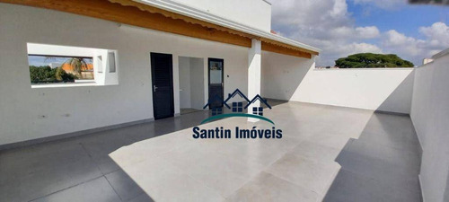 Cobertura *pronta Para Morar ** Com 3 Dormitórios(01 Suíte ) Fino Acabamento 02 Vagas À Venda, 140 M² Por R$ 465.000 - Vila Pires - Santo André/sp - Co0356