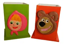 Comprar Souvenir Lapiceros Porcelana Fría - Masha Y El Oso X10