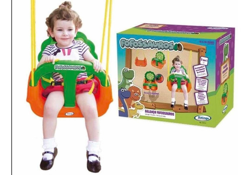 Imagen 4 de 5 de Hamaca, 3 En 1, Niños Bebés, Adaptable, Uni Y Dino. Xalingo