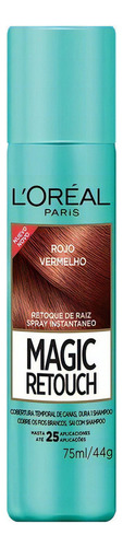 Tinta L'Oréal Paris  Magic retouch tono rojo para cabello