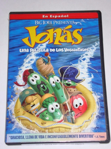 Dvd Jonás La Película De Los Vegetales Original Usada Niños
