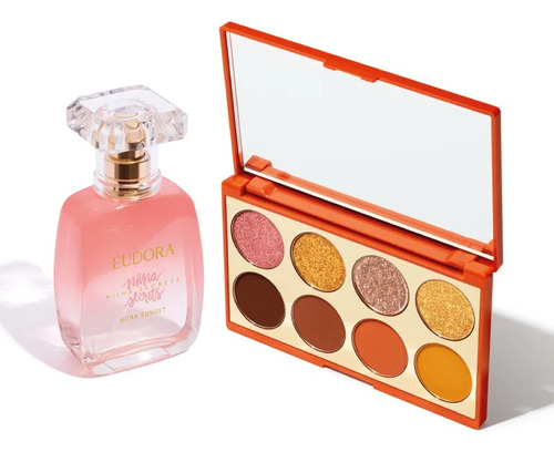 Combo Niina Secrets: Sunset Colônia 50ml + Palette Orange