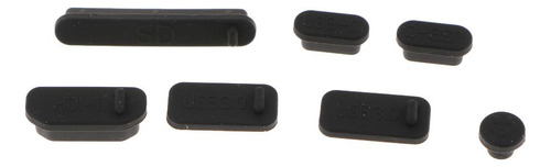 5x 7 Em 1 Usb/áudio// Type-c De Plugue Conjunto De Silicone