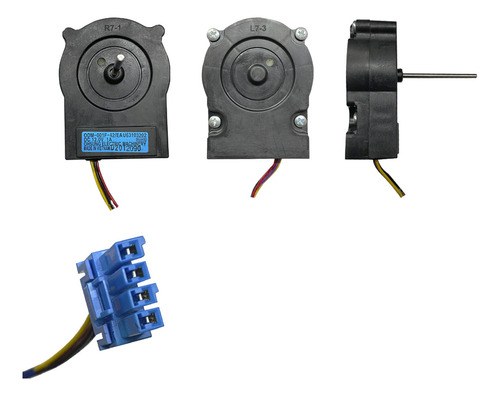 Motor Difusor Refrigerador LG Flecha Larga 4.6cm 12v Azul