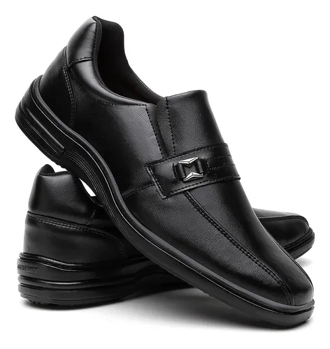 comprar Sapato Social Masculino Oxford Elástico Calce Fácil Macio