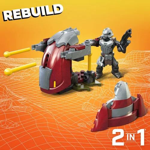 Mega Construx Halo Vehículo Ghost Hijacked Juego De Construc