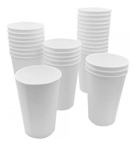 Vasos Térmicos Polipapel Blanco 8 Oz (x 100 Unidades)