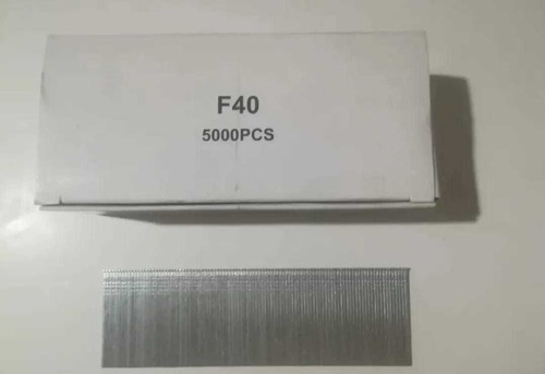 Clavos Puntas F40 Para Clavadora Calibre Ga18 5.000un X Caja