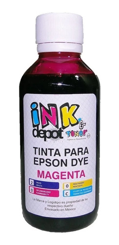 250 Ml. De Tinta Para T664 T504 T544 Ndm L390 L4140 L5