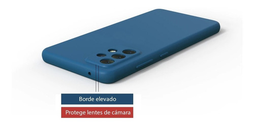 Imagen 5 de 6 de Funda Silicona Gamuza Protector Cámara Para Moto G9 Plus