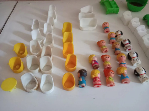 Treehouse Vintage Accesorios Casa Lote Toy Doll Arbol Amarillo (Usado)