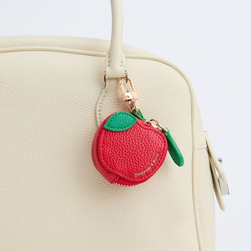 Monedero De Fruta Con Colgante De Manzana Roja