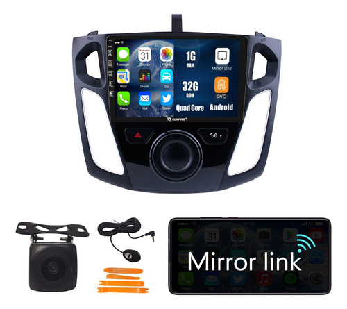 Radio Estéreo Android Para Ford Focus 2011-2015 1+32g