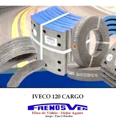 Banda De Freno Iveco 120 Cargo Trasera - Delantera 19-0231-f