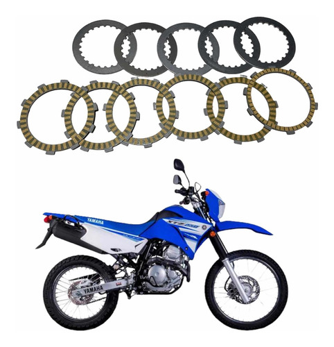 Discos Clutch + Separadores Xtz 250